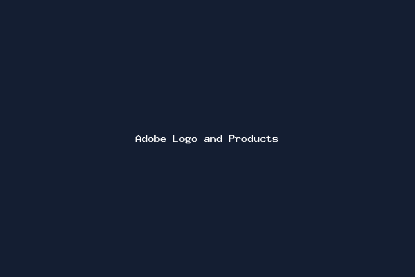 Adobe Logo and Product Montage