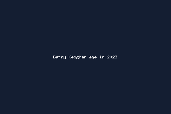 Barry Keoghan age in 2025