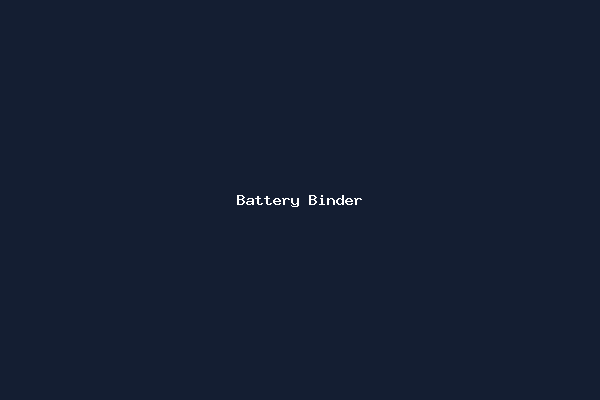 Battery Binder
