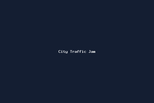 City Traffic Jam