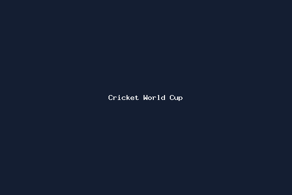 Cricket World Cup