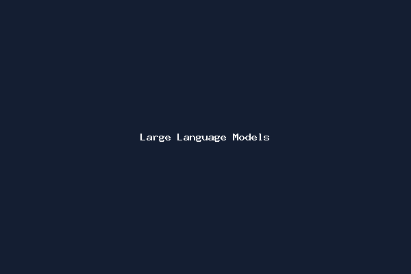 Large Language Models