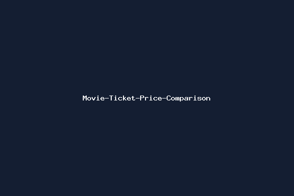 Movie-Ticket-Price-Comparison