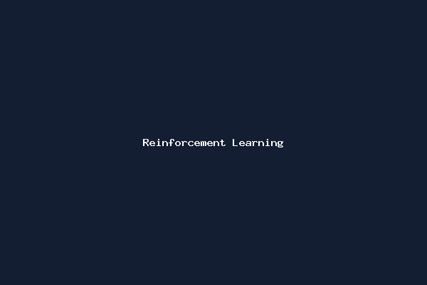 Reinforcement Learning