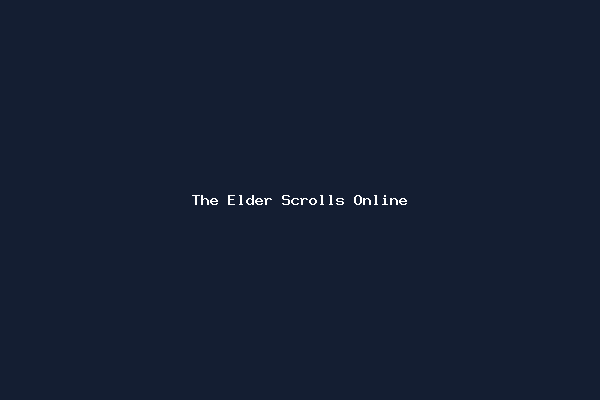 The Elder Scrolls Online