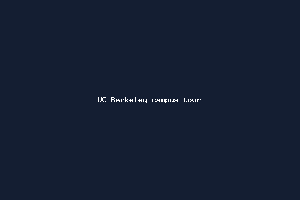UC Berkeley campus tour