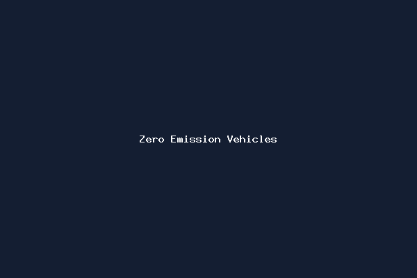 Zero Emission Vehicles