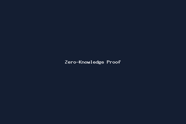 Zero-Knowledge Proof