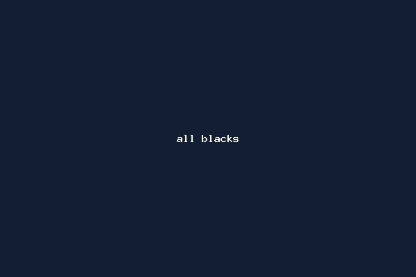 all blacks