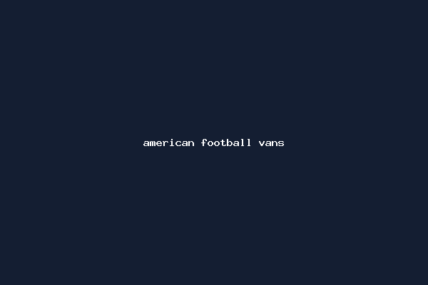 american football vans