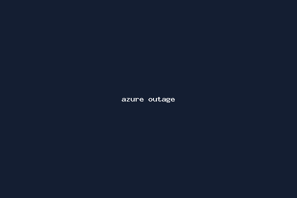 azure outage