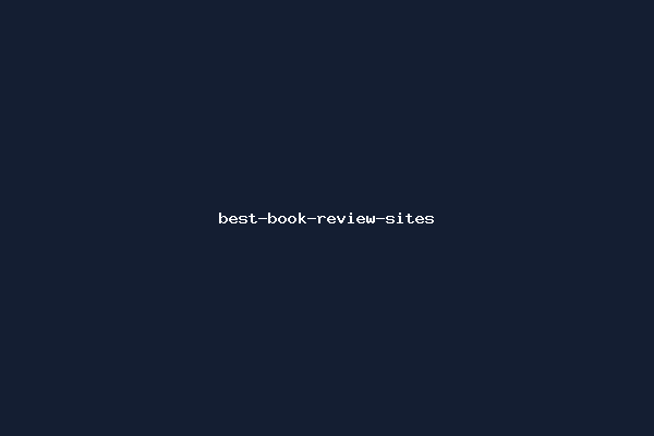 best-book-review-sites