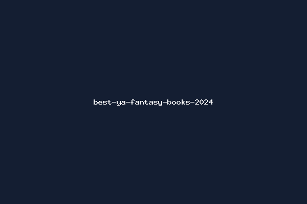 best-ya-fantasy-books-2024