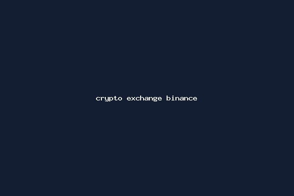 crypto exchange binance