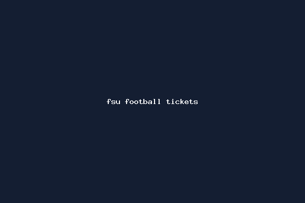 fsu football tickets