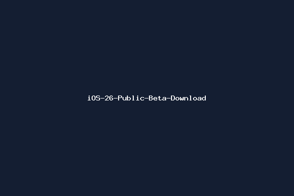 iOS-26-Public-Beta-Download