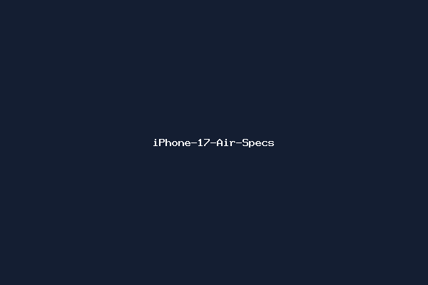 iPhone-17-Air-Specs