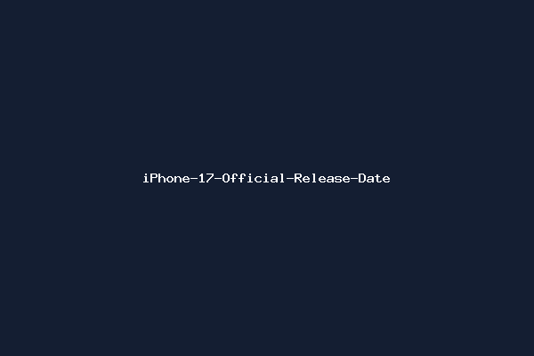 iPhone-17-Official-Release-Date