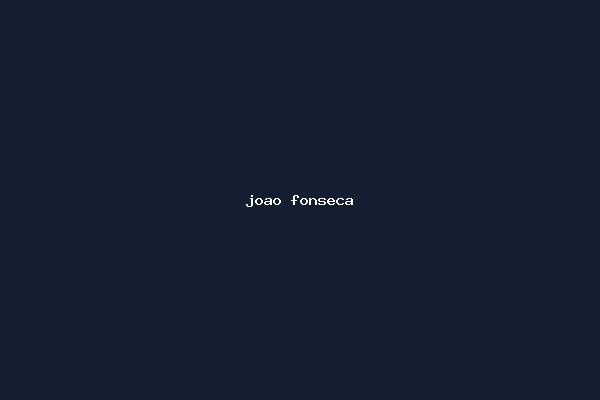 joao fonseca