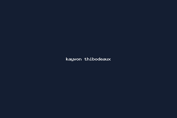 kayvon thibodeaux