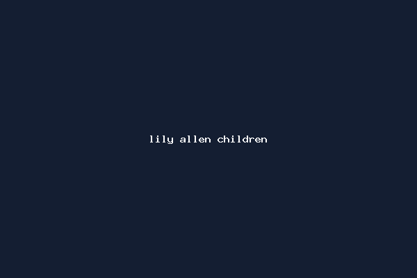 lily allen children