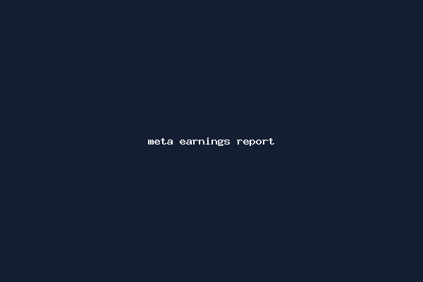 meta earnings report