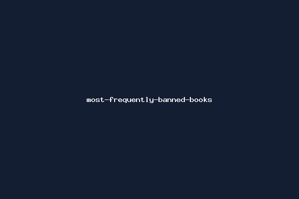 most-frequently-banned-books