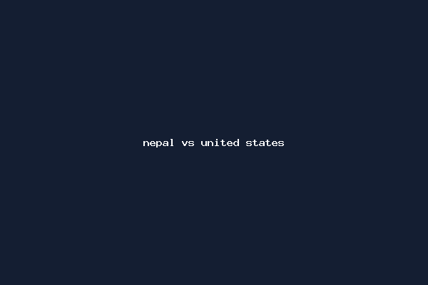 nepal vs united states