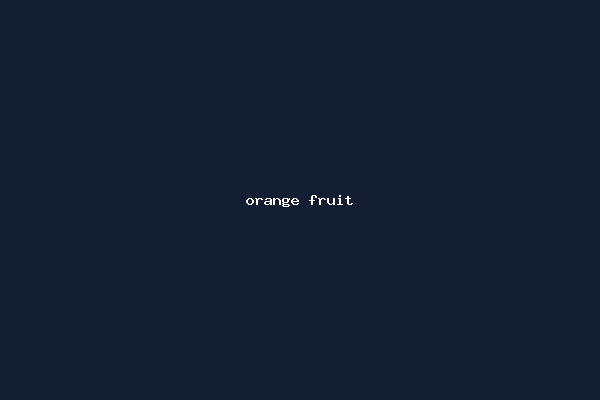 orange fruit