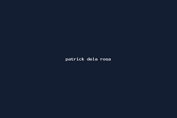 patrick dela rosa