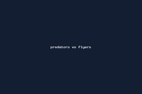 predators vs flyers