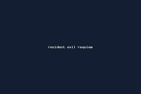 resident evil requiem