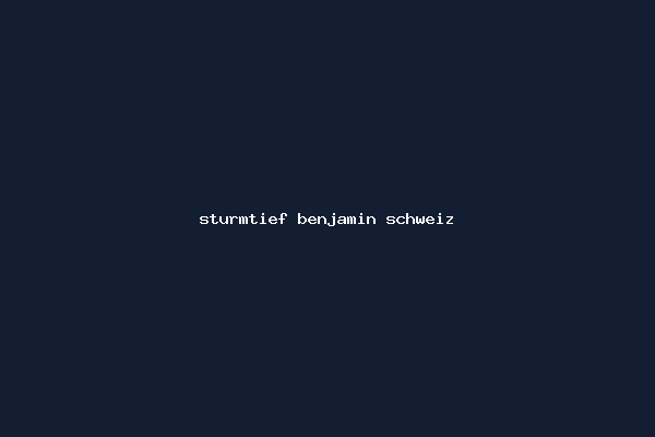 sturmtief benjamin schweiz