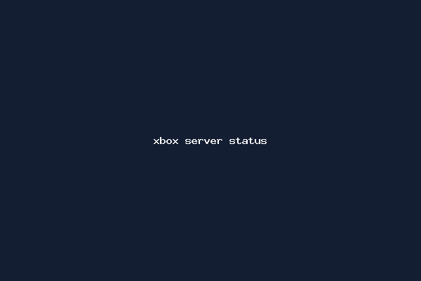 xbox server status