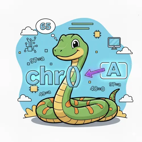 Python chr(): Convert Code Points to Characters — Syntax, Unicode Range, ASCII, Control Characters, Bytes vs Strings, ord() Relation, Pitfalls, and Practical Examples
