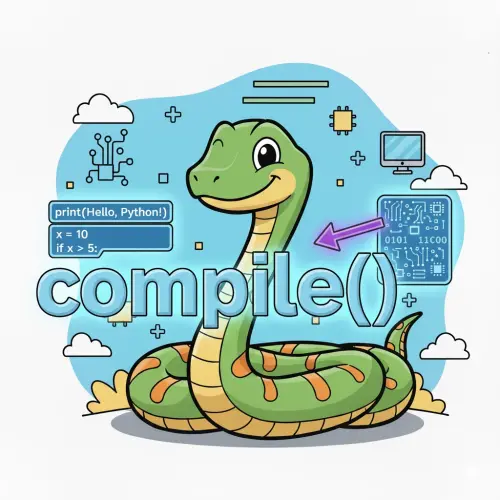 Python compile(): Compile Source to Code Objects — Syntax, Modes (exec/eval/single), Filename, Flags, AST Integration, Errors, Security, and Practical Examples