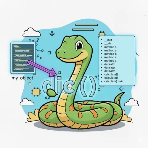 Python dir(): List Attributes and Methods — Syntax, How It Works, Instances vs Classes, Modules, __dir__ Customization, Introspection Patterns, Pitfalls, and Examples